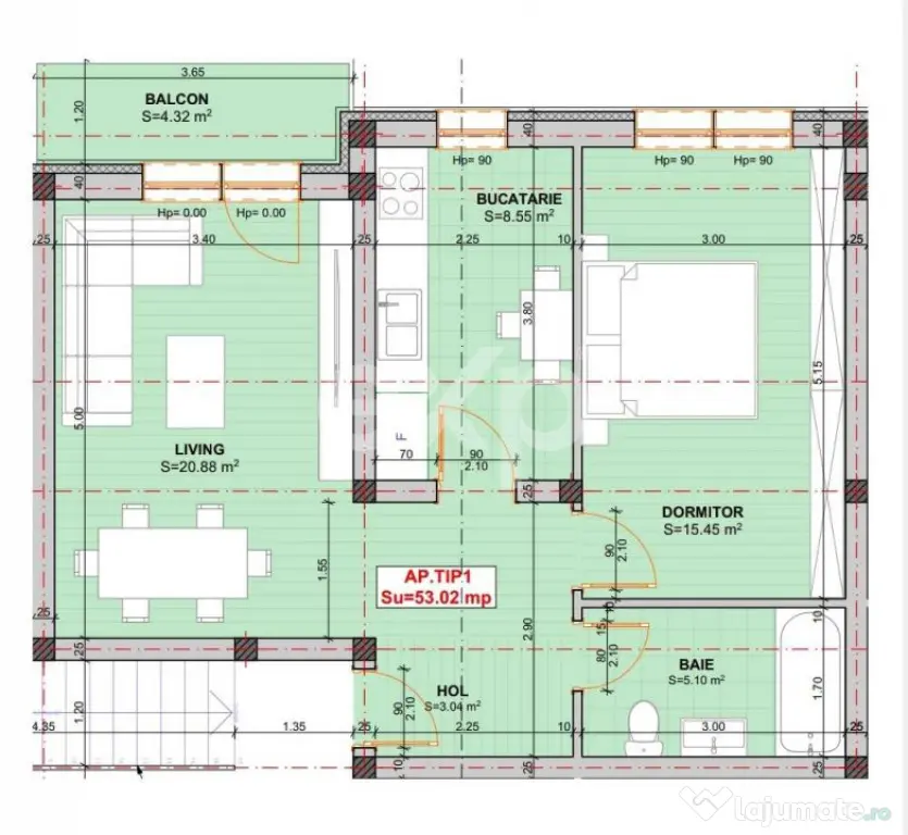 Apartamente noi Giroc | de la 80.000 € | comision 0%