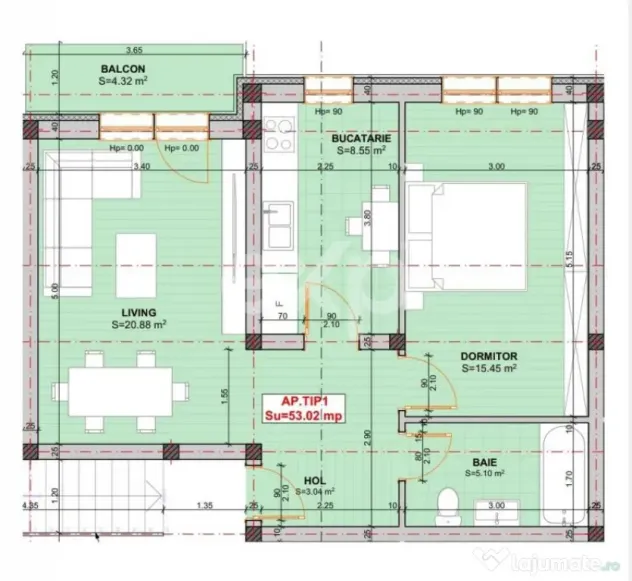 Apartamente noi Giroc | de la 80.000 € | comision 0%