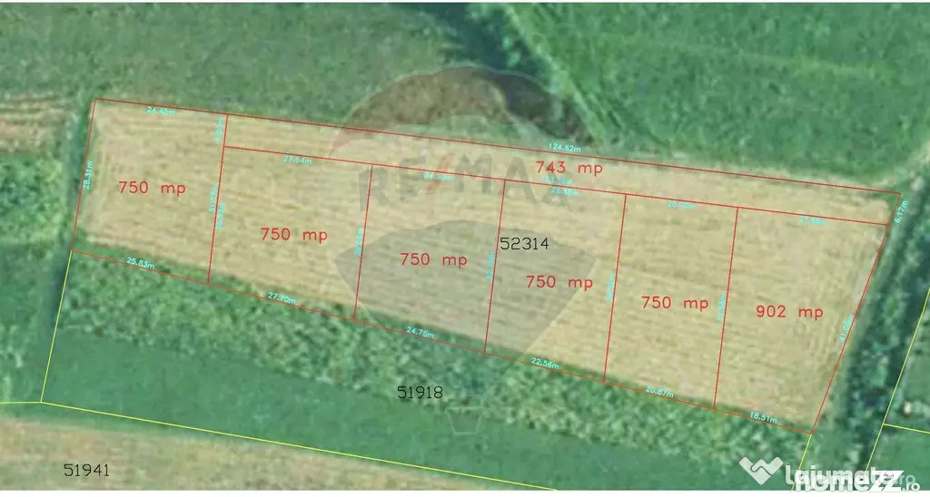Parcele de teren de vânzare | Coltău | 750-902 mp