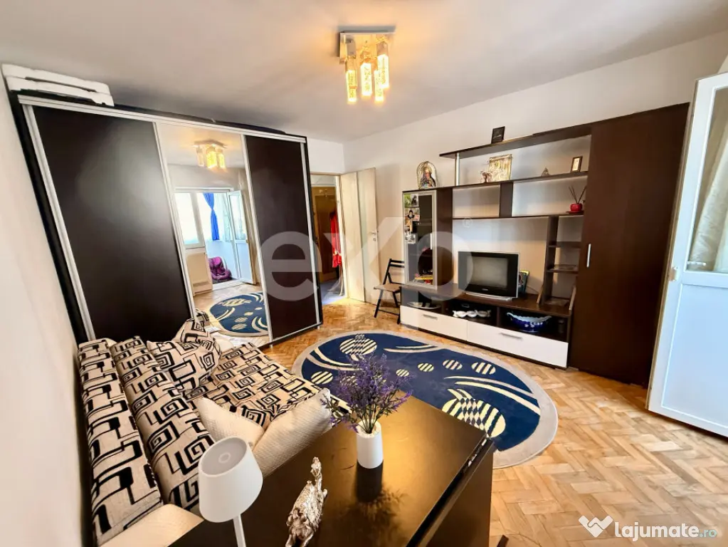 Apartament 2 camere decomandat, etaj 3, mobilat și utilat