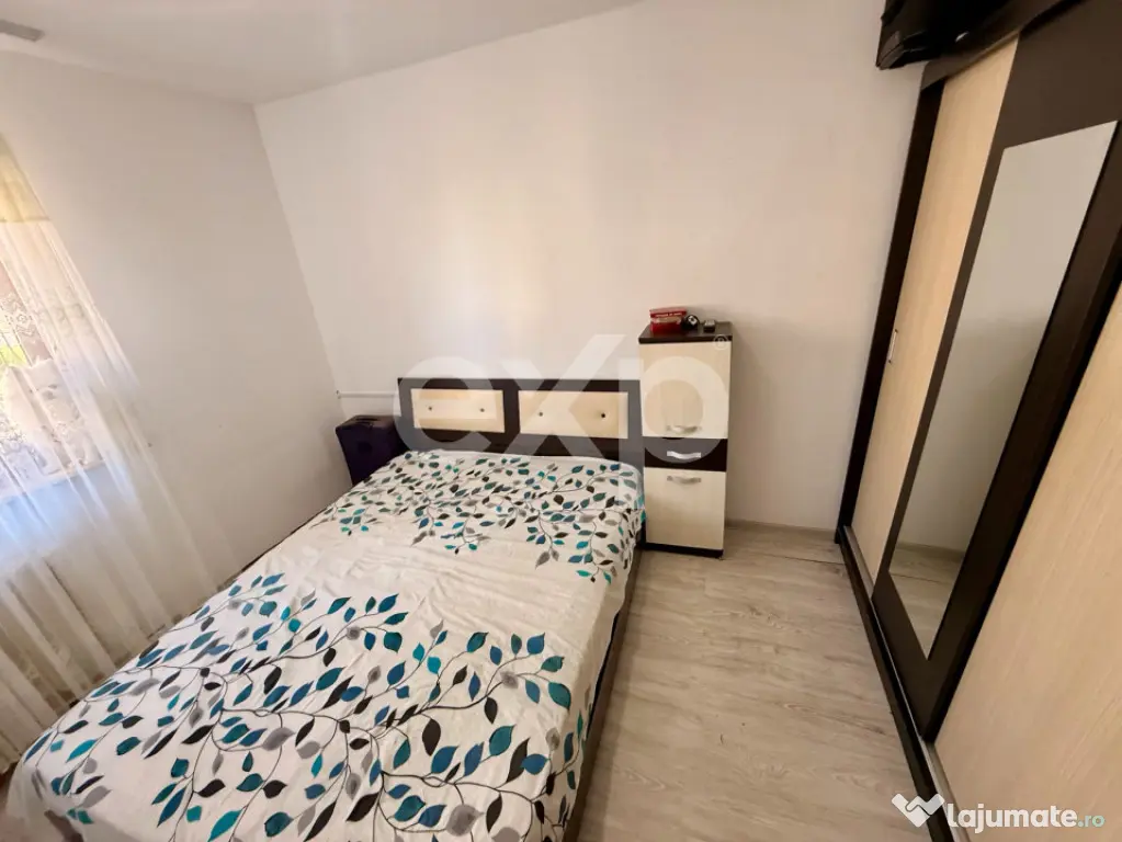 Apartament 2 camere decomandat, etaj 3, mobilat și utilat