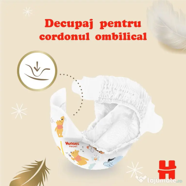 Scutece/Pampers Huggies Extra Care mărimea 2, 3-6 kg, 50 buc. SIGILAT!