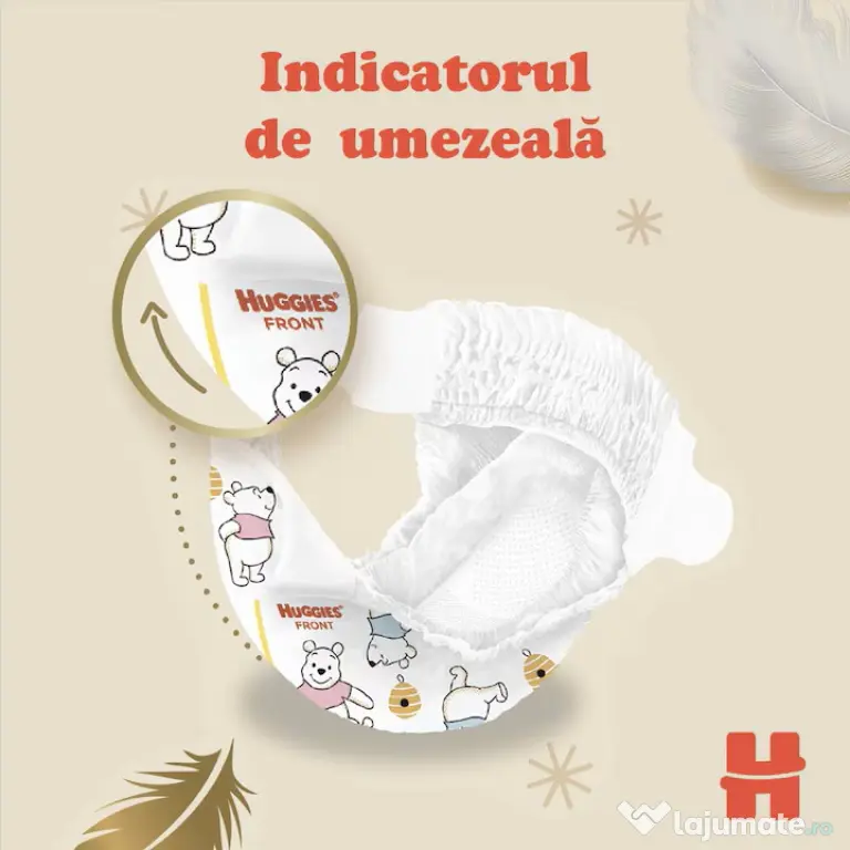 Scutece/Pampers Huggies Extra Care mărimea 2, 3-6 kg, 50 buc. SIGILAT!