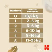 Scutece/Pampers Huggies Extra Care mărimea 2, 3-6 kg, 50 buc. SIGILAT! 