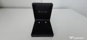 Cercei Studs, cu diamante de laborator de 0.75 CT, din aur alb 18 KT