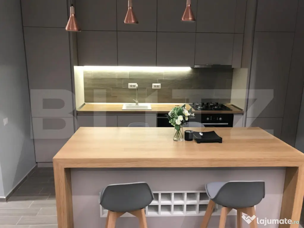 Apartament 2 camere, 51 mp, open space, Bujorului Residence