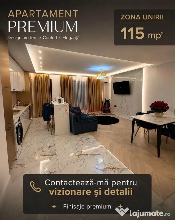 Apartament Premium 3 Camere | Unirii | 115 mp