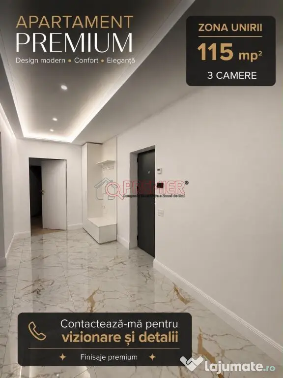Apartament Premium 3 Camere | Unirii | 115 mp