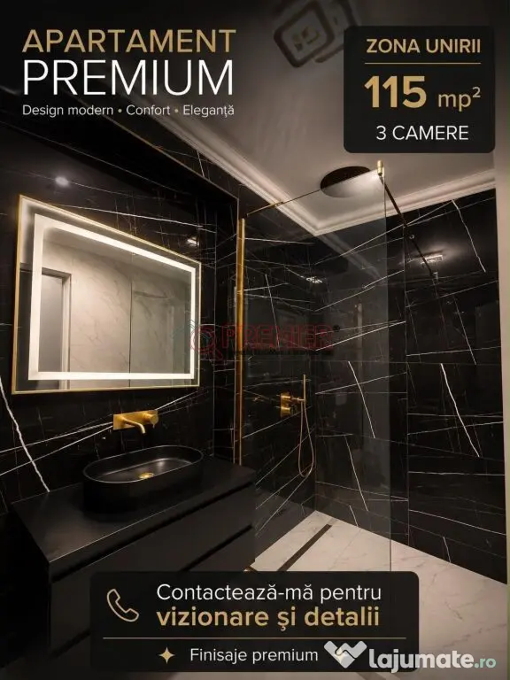 Apartament Premium 3 Camere | Unirii | 115 mp