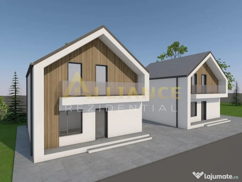 Casa moderna P M, design elegant #537;i confort premium