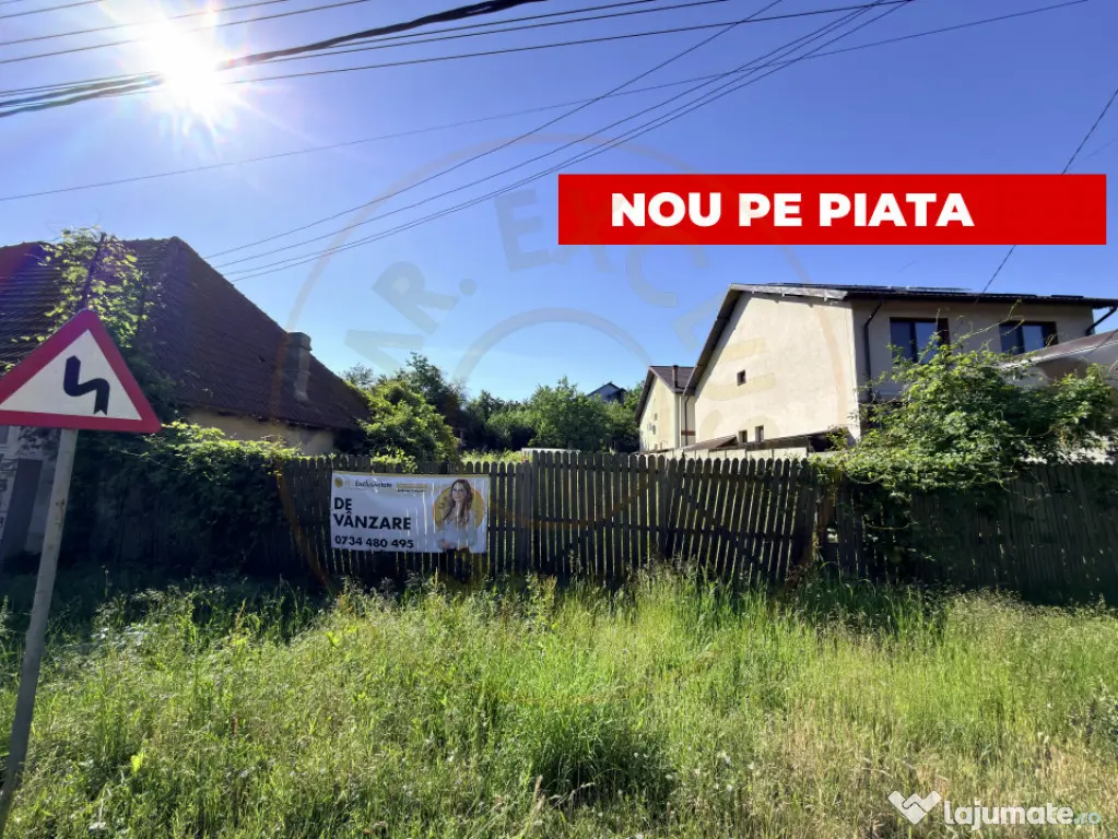 Teren intravilan 549 mp |+TVA- Toate utilitatile | 5 km de c