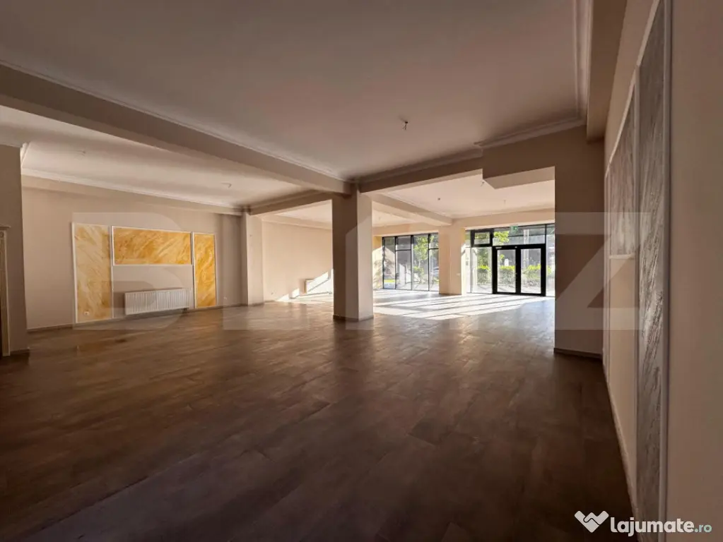 Spatiu comercial central,161 mp utili, open space, 2 locuri