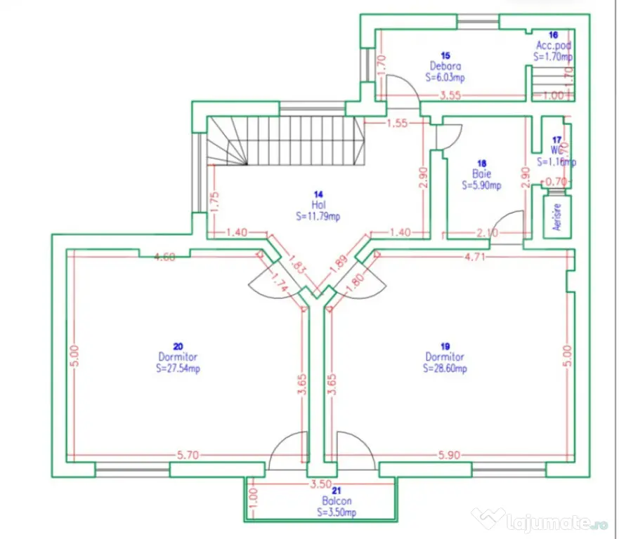 Vila de inchiriat pentru birouri, 182 mp, zona Ultracentrala