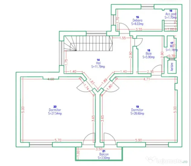 Vila de inchiriat pentru birouri, 182 mp, zona Ultracentrala
