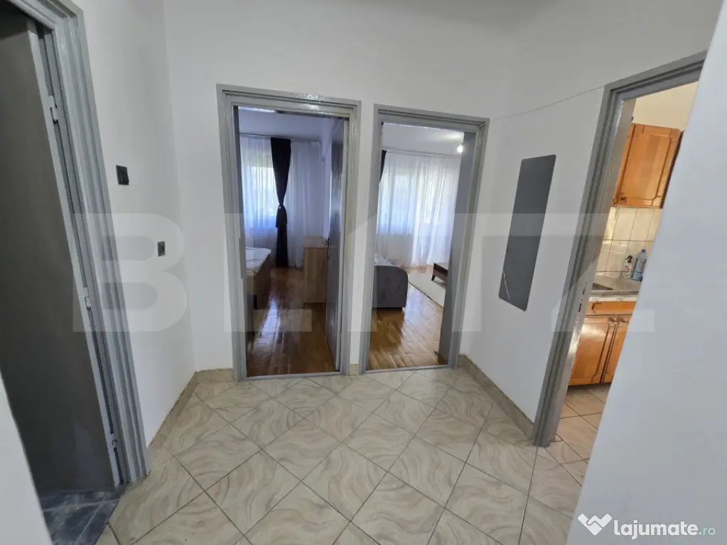 Apartament 2 camere decomandat, 62 mp - mobilat și utilat,