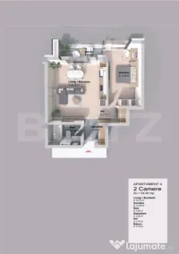 Apartament MODERN 2 camere intr un Complex Rezidential NOU 