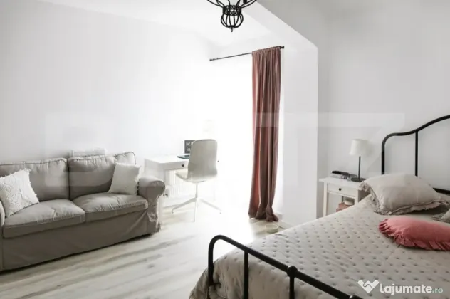 Apartament 67 mp semidecomandat complet mobilat si utilat, p