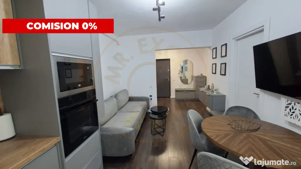 Studio modern bloc nou cu gradina proprie si loc de parcare