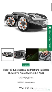 Robot de tuns gazon Husqvarna Automower 435X AWD
