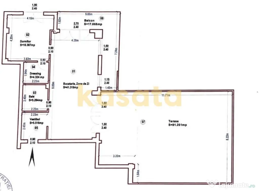Penthouse de vanzare| terasă panoramică 109 mp | 2 locu...