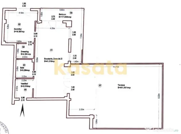 Penthouse de vanzare| terasă panoramică 109 mp | 2 locu...