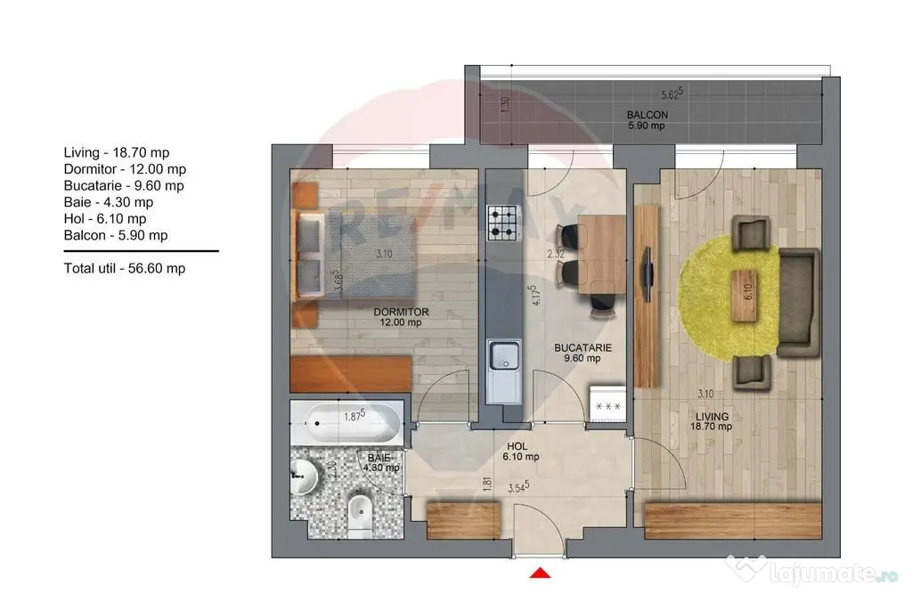 Prima Închiriere | 2 Camere Deco Residence | Parcare Inc...