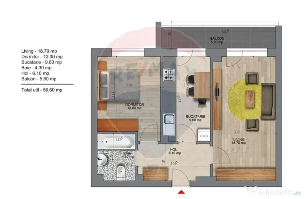 Prima Închiriere | 2 Camere Deco Residence | Parcare Inc...