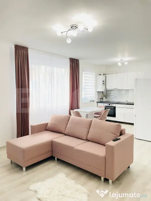 Apartament semidecomandat cu 2 camere, 53 mp, zona Teilor