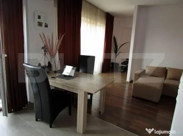 2 camere, mobilat modern, A.C., zona Plopilor Vest
