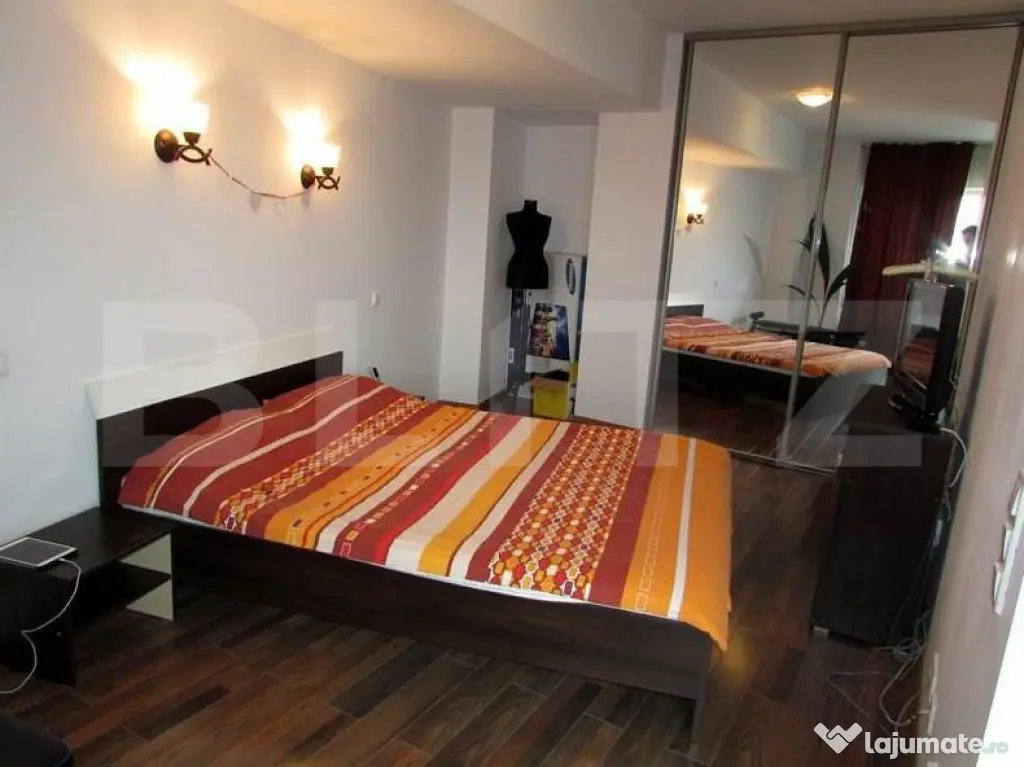 2 camere, mobilat modern, A.C., zona Plopilor Vest