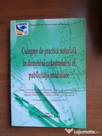 Culegere de practică notariala în domeniul cadastral- 2023 