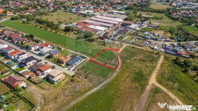 Teren 1237 mp cu PUZ aprobat de vanzare Bujac,Arad - Arad (Arad)