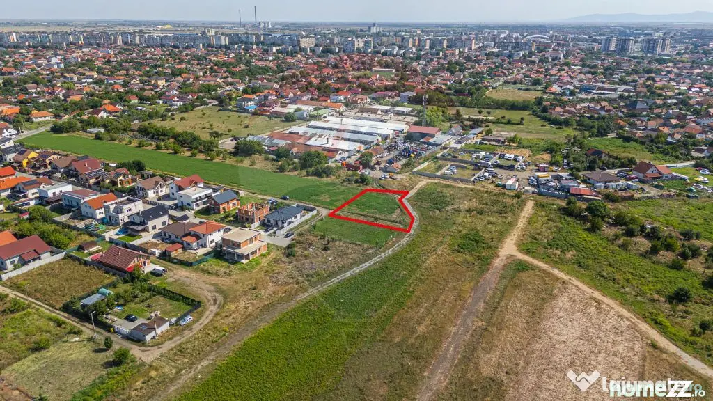 Teren 1237 mp cu PUZ aprobat de vanzare Bujac,Arad - Arad (Arad)