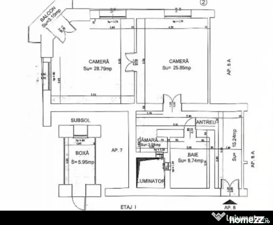 Apartament 2 camere, 82 mp, zona Iosefin - Timisoara (Timis)