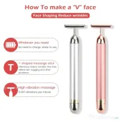 Aparat de Masaj Facial cu Vibratii Aplicare Crema Antiriduri Face Lift NOU 