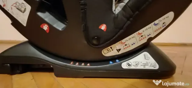 1. Scaun auto Joie Stages FX (0-25 kg) cu ISOFIX – Stare excelentă