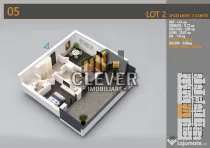 Apartament 2 Camere cu terasa de 33 mp și Comision 0%, P...