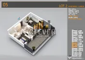 Apartament 2 Camere cu terasa de 33 mp și Comision 0%, P... 