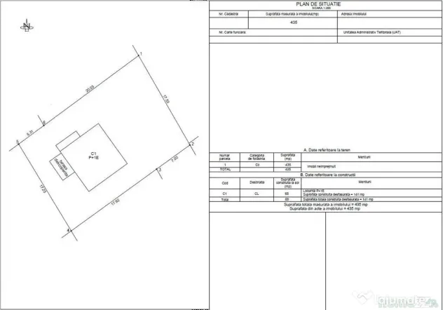 Casa P+1E+pod 105mp teren 435mp predare la cheie Cumpana