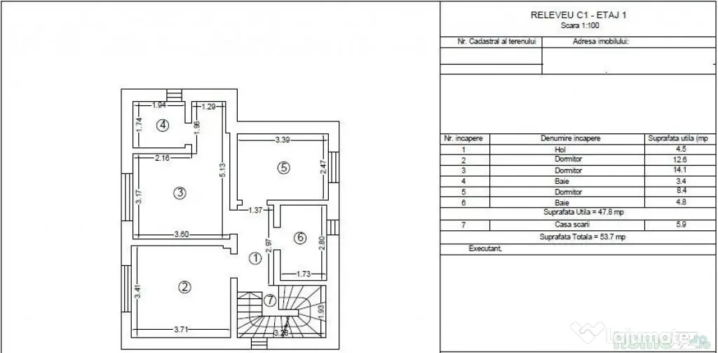 Casa P+1E+pod 105mp teren 435mp predare la cheie Cumpana