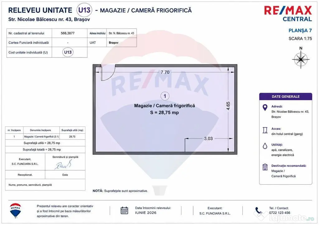 Proprietate mixtă pe N. Bălcescu – spații comerciale...