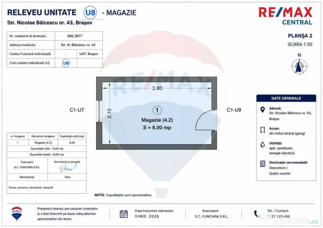 Proprietate mixtă pe N. Bălcescu – spații comerciale...
