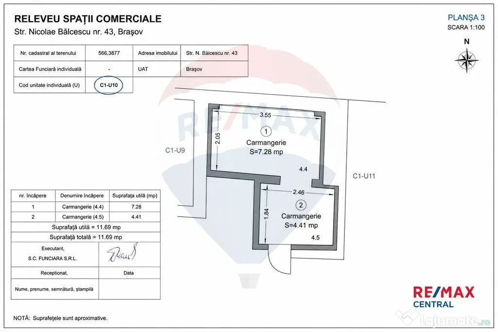 Proprietate mixtă pe N. Bălcescu – spații comerciale...