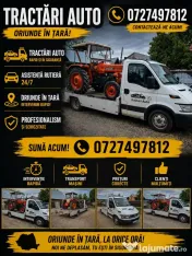 Tractări Auto Oriunde în Țară | 24/7
