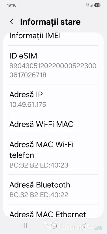 Samsung S22, dual sim ,5 g în stare perfectă.