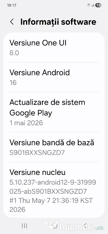 Samsung S22, dual sim ,5 g în stare perfectă.