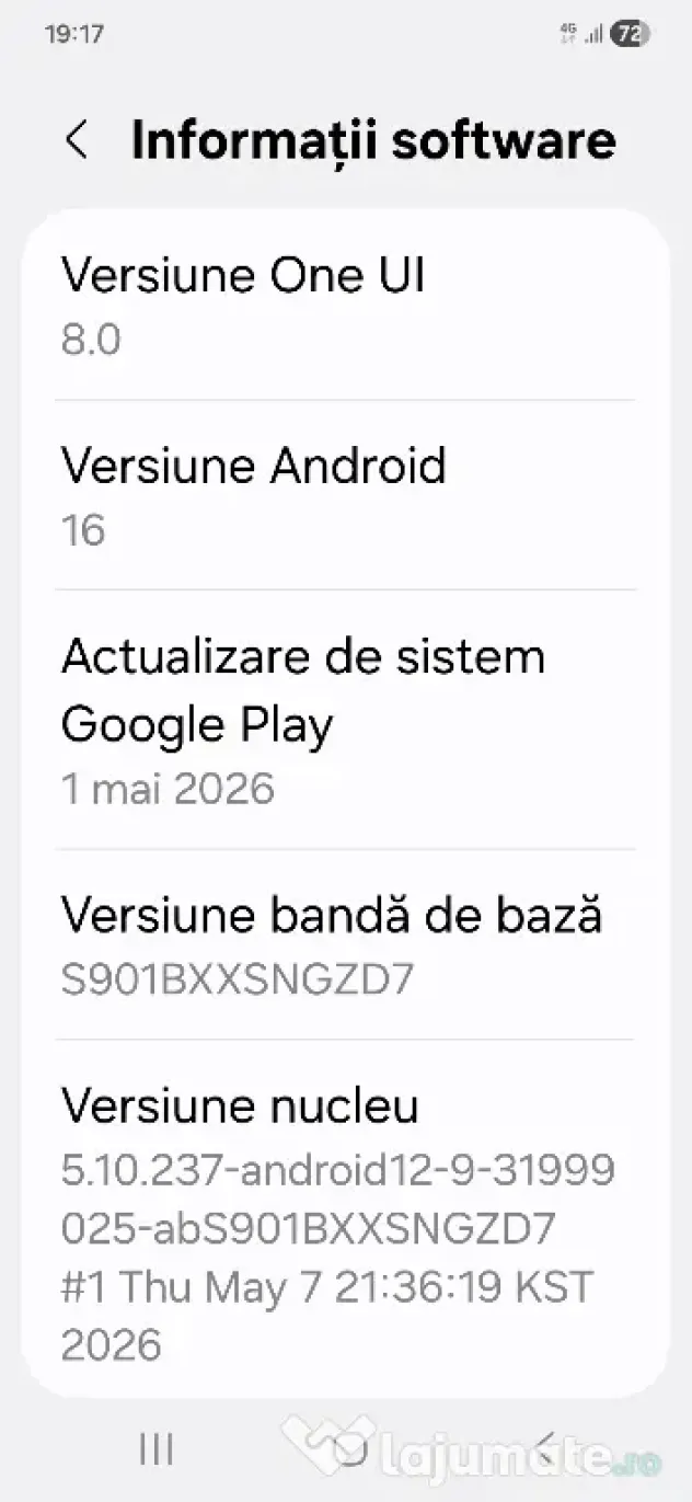 Samsung S22, dual sim ,5 g în stare perfectă.
