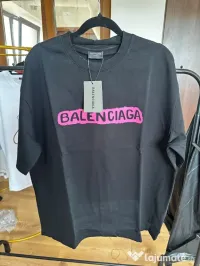 Tricou Balenciaga Ripped Black&Pink S 