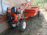 Motocultor diesel Ruris cu remorca 