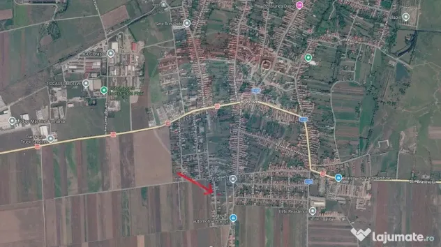 Teren intravilan 609 mp | Împrejmuit | Branșat la utili...
